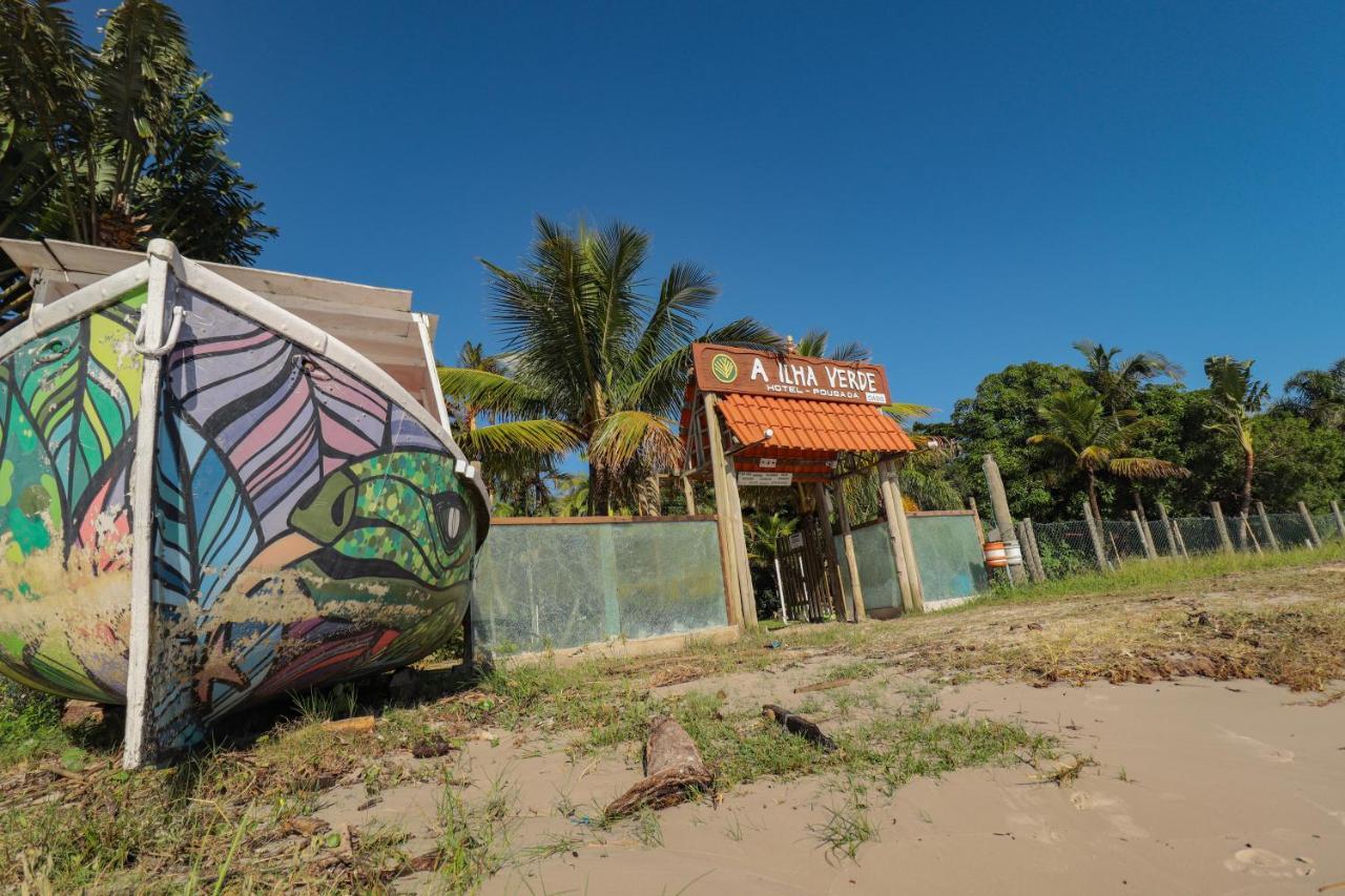 A Ilha Verde Hotel Pousada Na Praia Ilha do Mel Kültér fotó