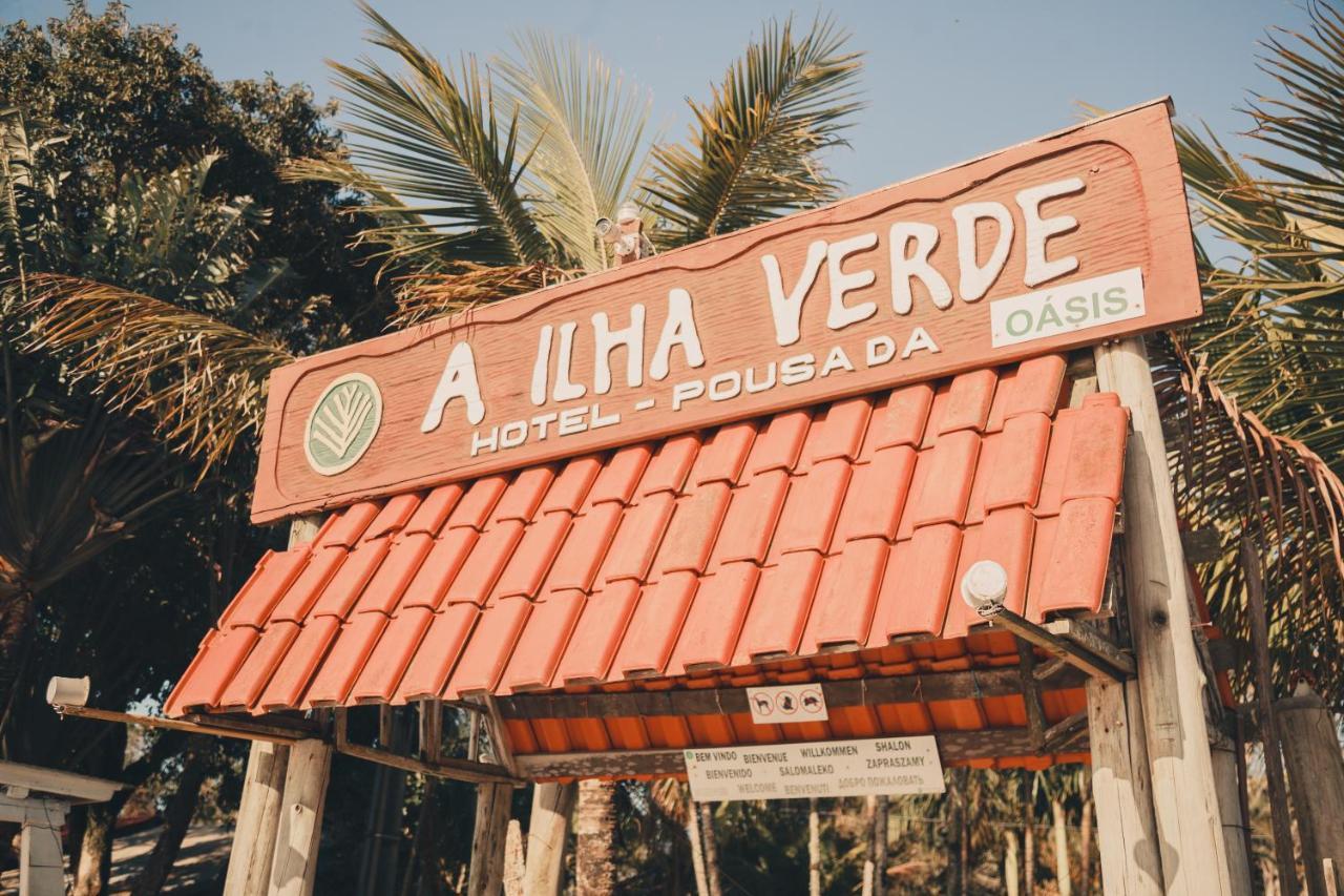 A Ilha Verde Hotel Pousada Na Praia Ilha do Mel Kültér fotó